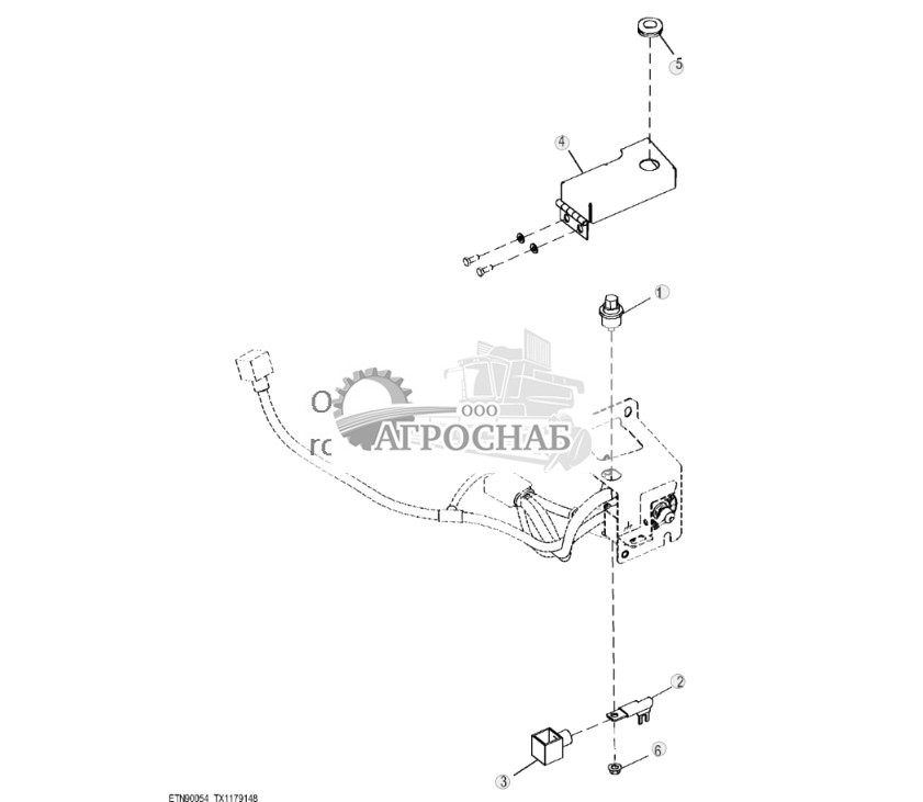 Крышка системы запуска двигателя от внешнего источника и электрическая шина - ST818442 248.jpg
